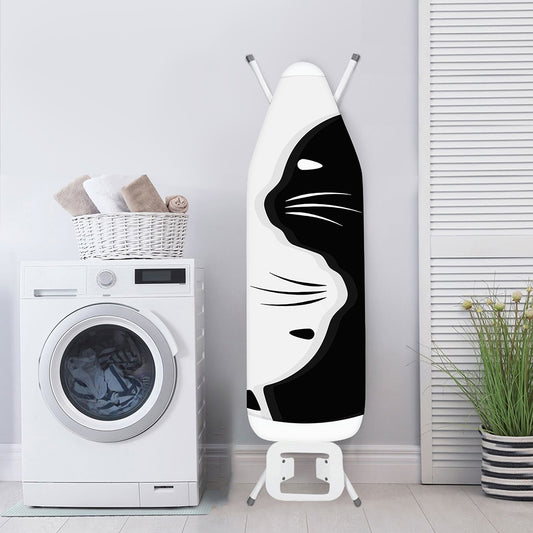 Black And White Cat Yin Yang Print Ironing Board Cover