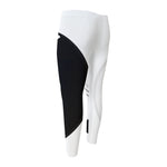 Black And White Cat Yin Yang Print Men's Compression Pants
