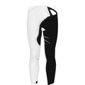 Black And White Cat Yin Yang Print Men's Leggings