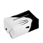 Black And White Cat Yin Yang Print Rectangle Tissue Box Cover