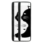 Black And White Cat Yin Yang Print Refrigerator Handle Covers