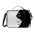 Black And White Cat Yin Yang Print Shoulder Strap Bible Bag