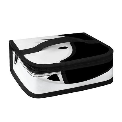 Black And White Cat Yin Yang Print Small Lunch Bag