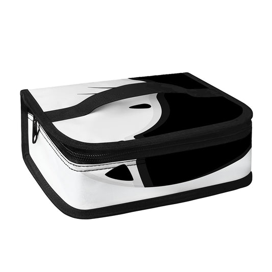 Black And White Cat Yin Yang Print Small Lunch Bag