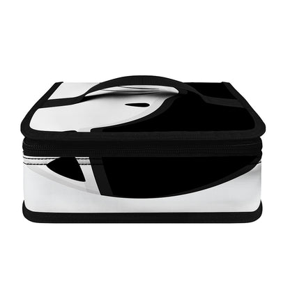 Black And White Cat Yin Yang Print Small Lunch Bag