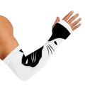 Black And White Cat Yin Yang Print Sun Protection Arm Sleeves
