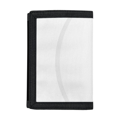 Black And White Cat Yin Yang Print Trifold Wallet