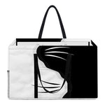 Black And White Cat Yin Yang Print Utility Tote Bag