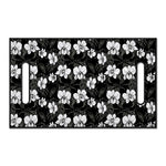 Black And White Cattleya Pattern Print Golf Cart Seat Cover