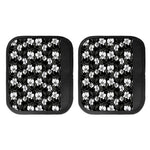 Black And White Cattleya Pattern Print Handle Covers
