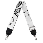 Black And White Celestial Sun Print Bag Strap