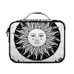 Black And White Celestial Sun Print Briefcase Bible Bag