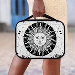 Black And White Celestial Sun Print Classic Bible Case