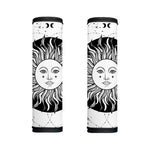 Black And White Celestial Sun Print Handle Covers