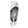 Black And White Celestial Sun Print Men's Compression Pants