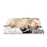 Black And White Celestial Sun Print Pet Cooling Mat Cover