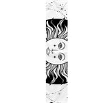 Black And White Celestial Sun Print Table Runner