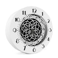Black And White Celtic Knot Print Alarm Clock