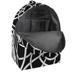 Black And White Celtic Knot Print Backpack