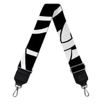 Black And White Celtic Knot Print Bag Strap
