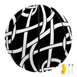 Black And White Celtic Knot Print Basketball