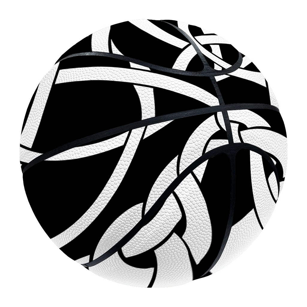 Black And White Celtic Knot Print Basketball