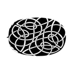 Black And White Celtic Knot Print Car Side Mirror Covers