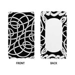 Black And White Celtic Knot Print Changing Pad Cover