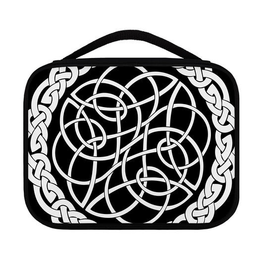 Black And White Celtic Knot Print Classic Bible Case