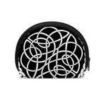 Black And White Celtic Knot Print Coin Purse