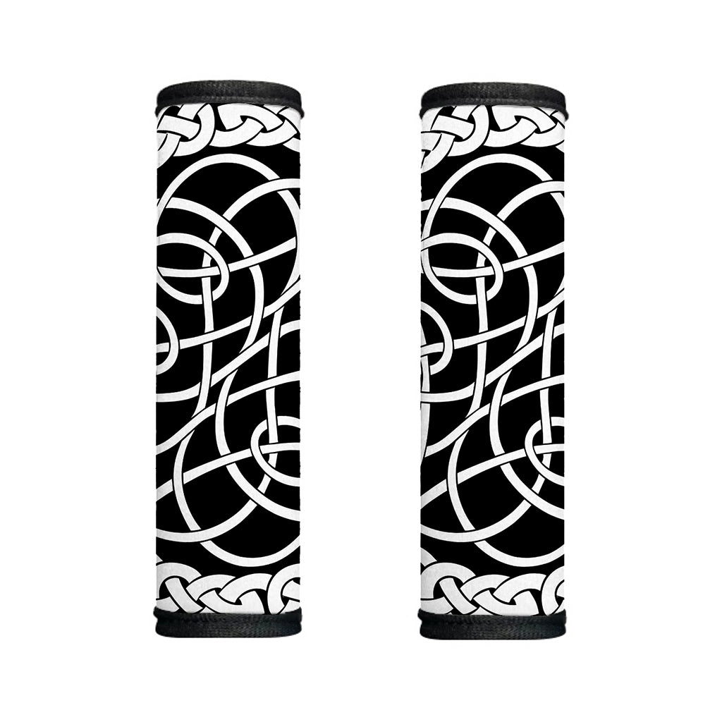 Black And White Celtic Knot Print Handle Covers