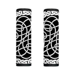 Black And White Celtic Knot Print Handle Covers