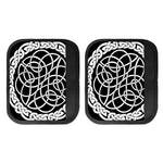 Black And White Celtic Knot Print Handle Covers