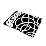 Black And White Celtic Knot Print Pet Cooling Mat Cover