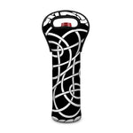 Black And White Celtic Knot Print Single Neoprene Wine Tote