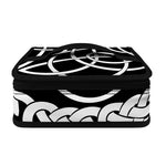 Black And White Celtic Knot Print Small Lunch Bag