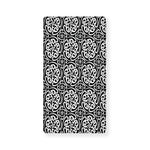 Black And White Celtic Pattern Print Baby Crib Sheet