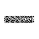 Black And White Celtic Pattern Print Bed Runner