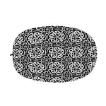 Black And White Celtic Pattern Print Car Side Mirror Covers