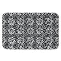 Black And White Celtic Pattern Print Indoor Door Mat