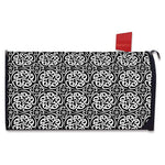Black And White Celtic Pattern Print Mailbox Cover