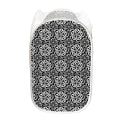 Black And White Celtic Pattern Print Mesh Laundry Hamper