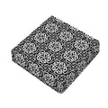 Black And White Celtic Pattern Print Outdoor Seat Cushion Cover