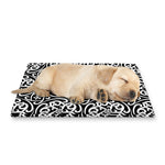 Black And White Celtic Pattern Print Pet Cooling Mat Cover
