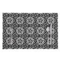 Black And White Celtic Pattern Print Placemat