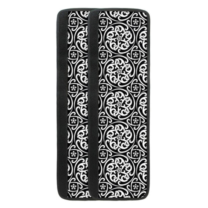Black And White Celtic Pattern Print Refrigerator Handle Covers