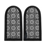 Black And White Celtic Pattern Print Skillet Handle Cover