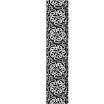 Black And White Celtic Pattern Print Table Runner
