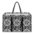 Black And White Celtic Pattern Print Utility Tote Bag