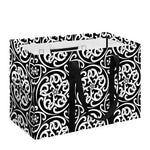 Black And White Celtic Pattern Print Utility Tote Bag